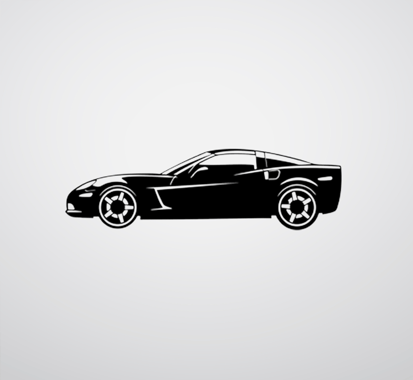 Corvette - Metal Wall Art