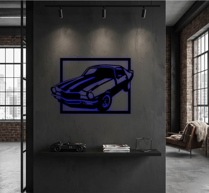 Muscle Car - Metal Wall Art