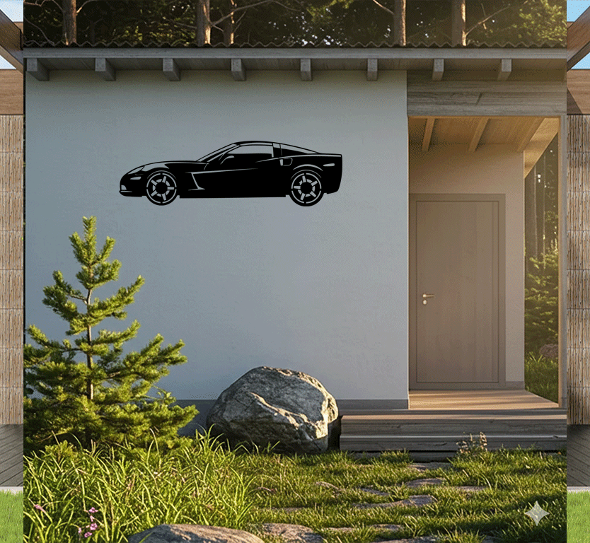 Corvette - Metal Wall Art