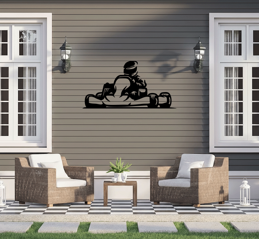 Go-Kart - Metal Wall Art