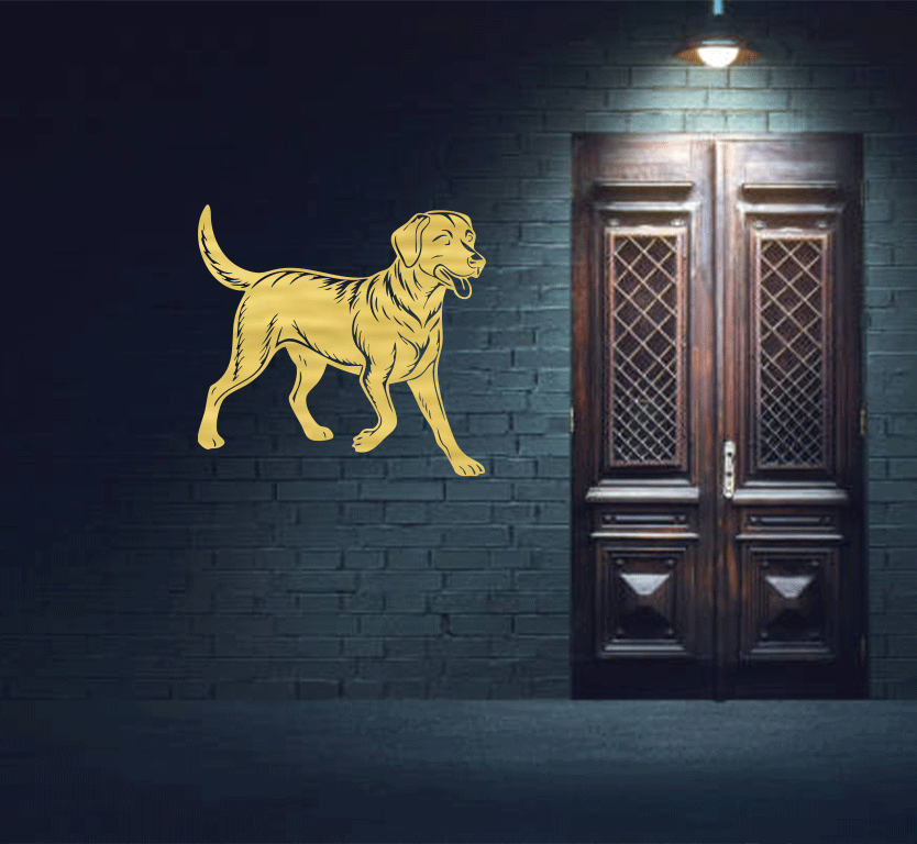 Labrador - Metal Wall Art