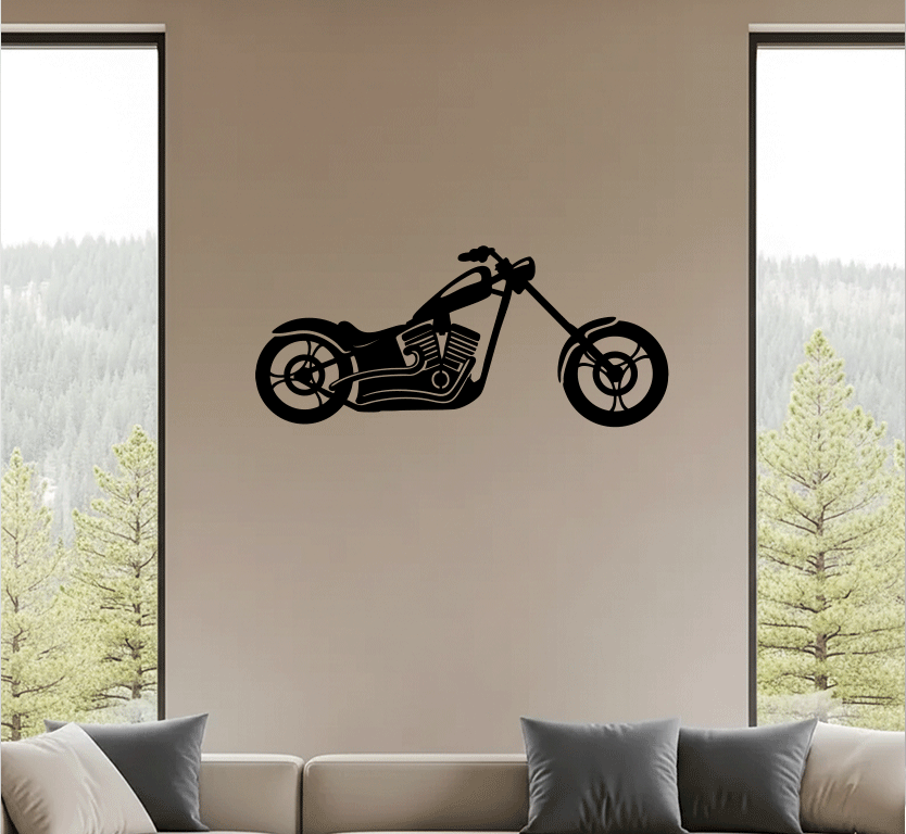 Chopper - Metal Wall Art