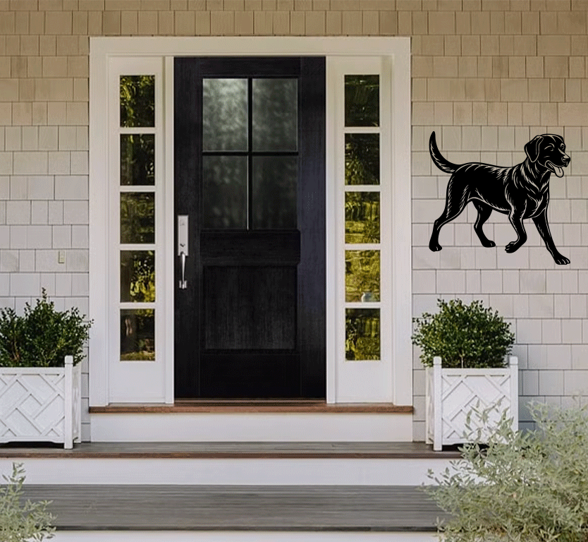 Labrador - Metal Wall Art