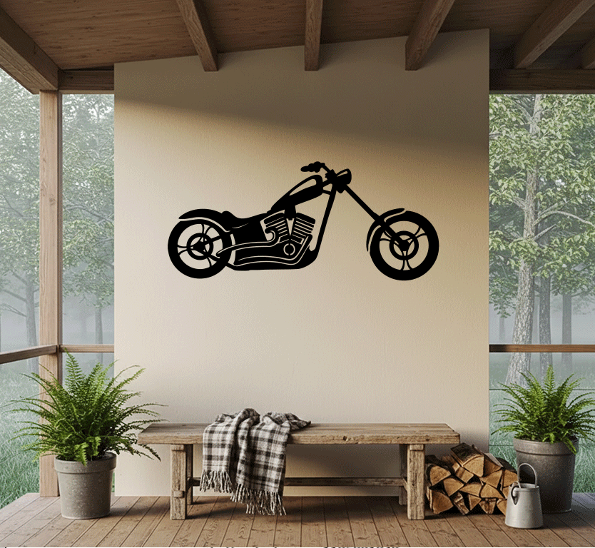 Chopper - Metal Wall Art