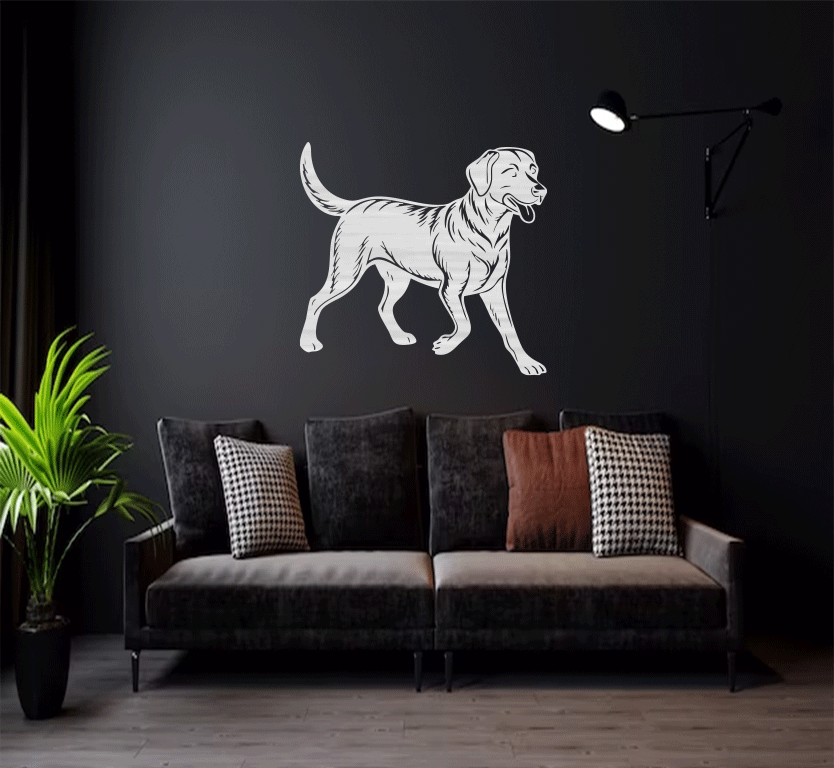 Labrador - Metal Wall Art