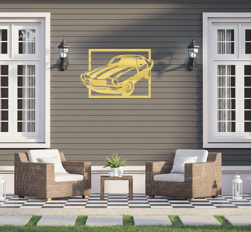 Muscle Car - Metal Wall Art