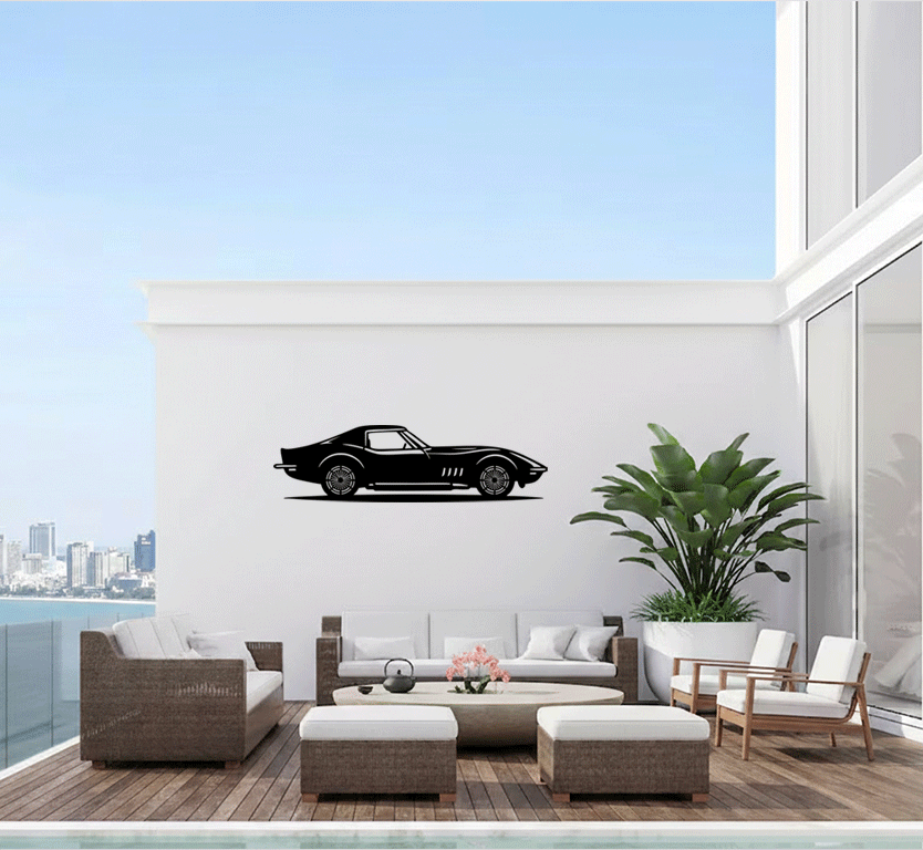 Classic Car - Metal Wall Art