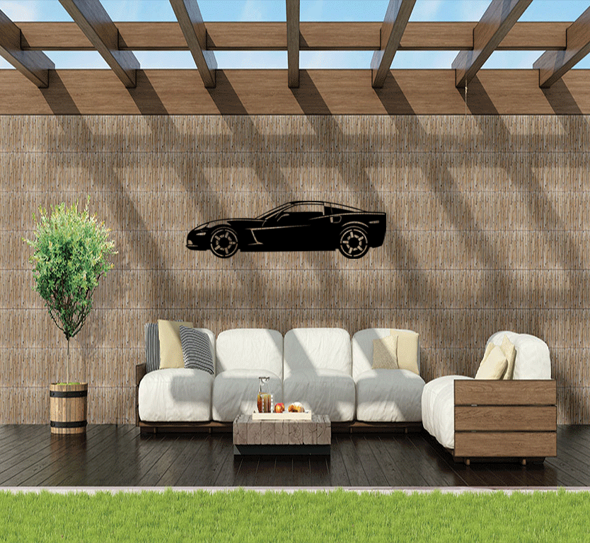 Corvette - Metal Wall Art