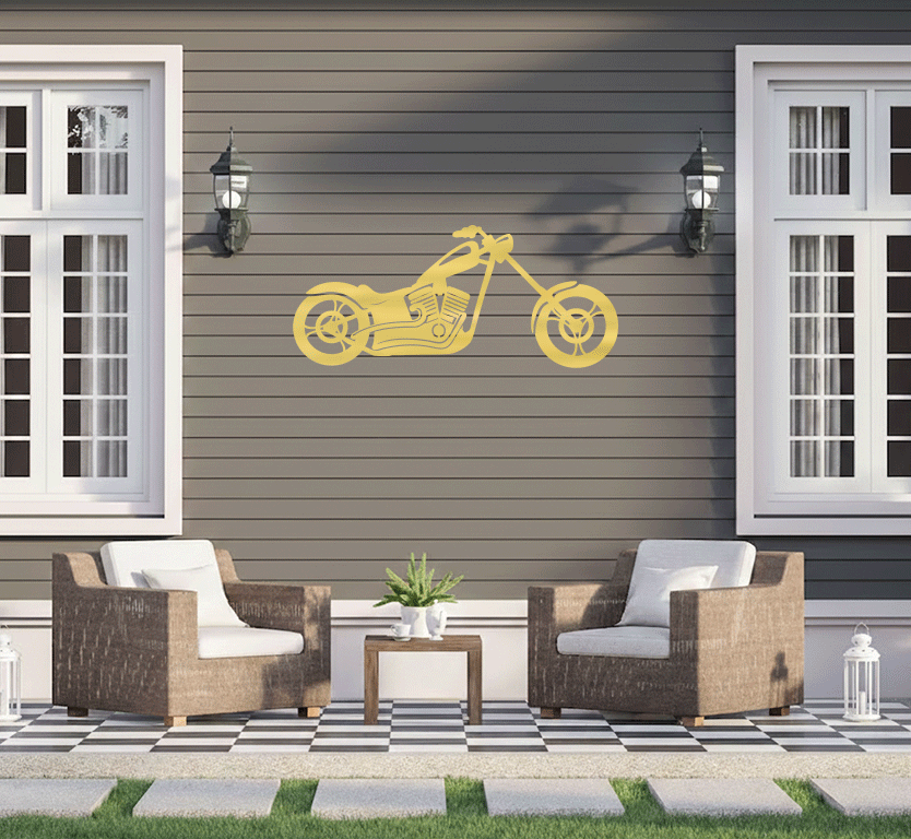 Chopper - Metal Wall Art