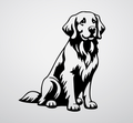 Golden Retriever- Metal Wall Art
