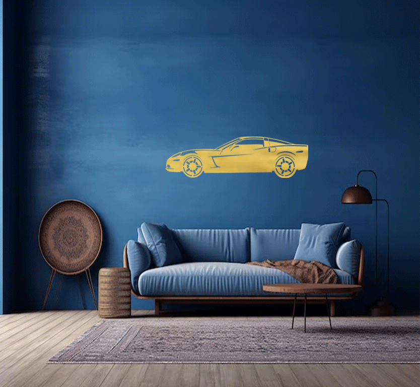 Corvette - Metal Wall Art