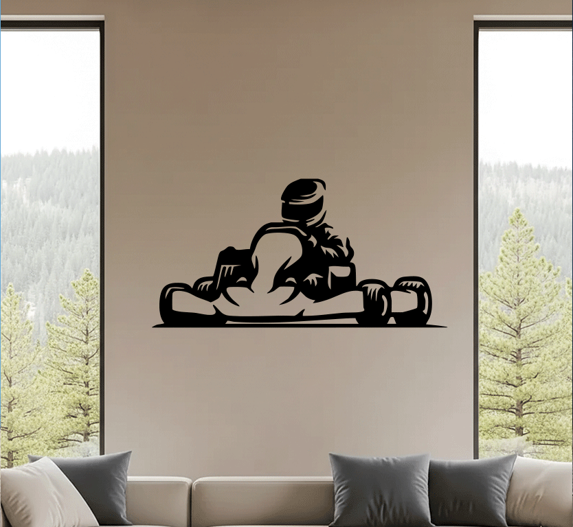 Go-Kart - Metal Wall Art
