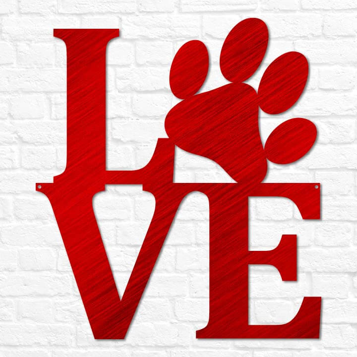 Dog Love with Paw