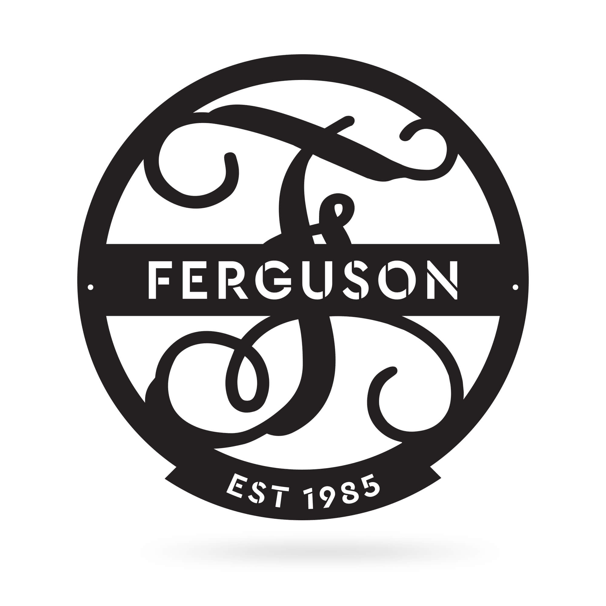 Family Name Monogram