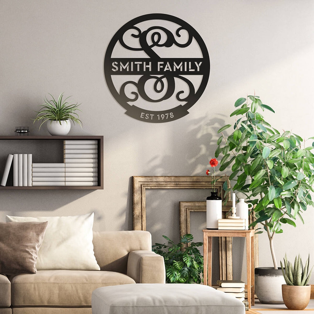 Family Name Monogram