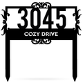 Lawn Address Monogram – Personalized and Practical Address Sign