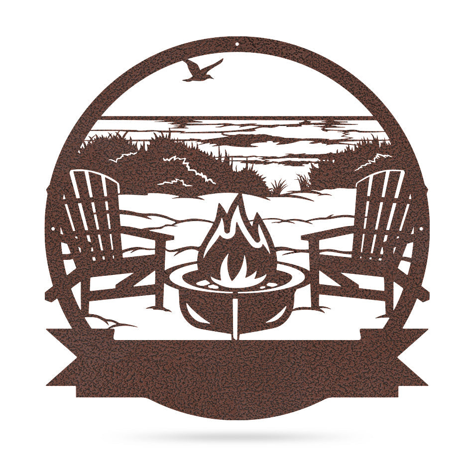 Personalized Campfire Monogram