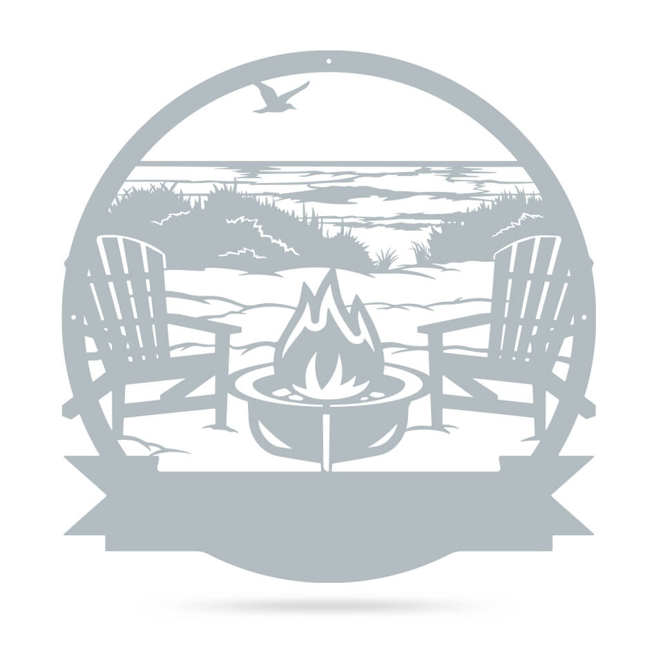 Personalized Campfire Monogram