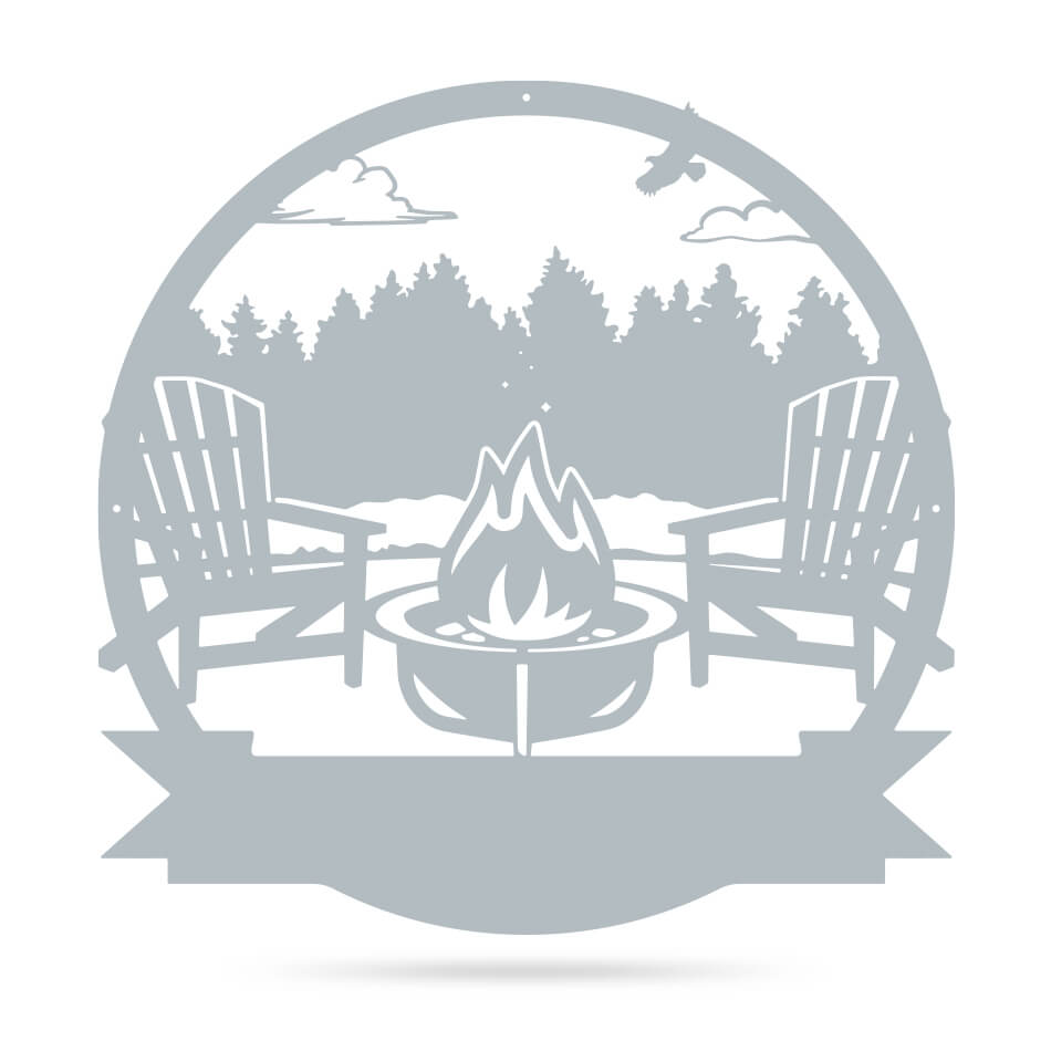 Personalized Campfire Monogram