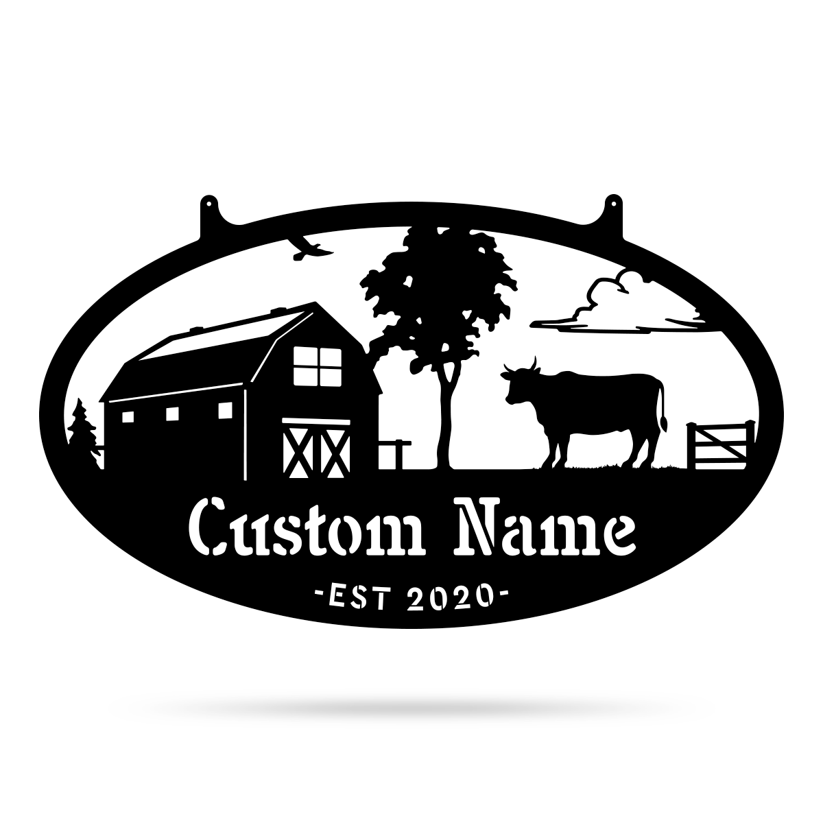 Metal Personalized Choose Your Farm Sign