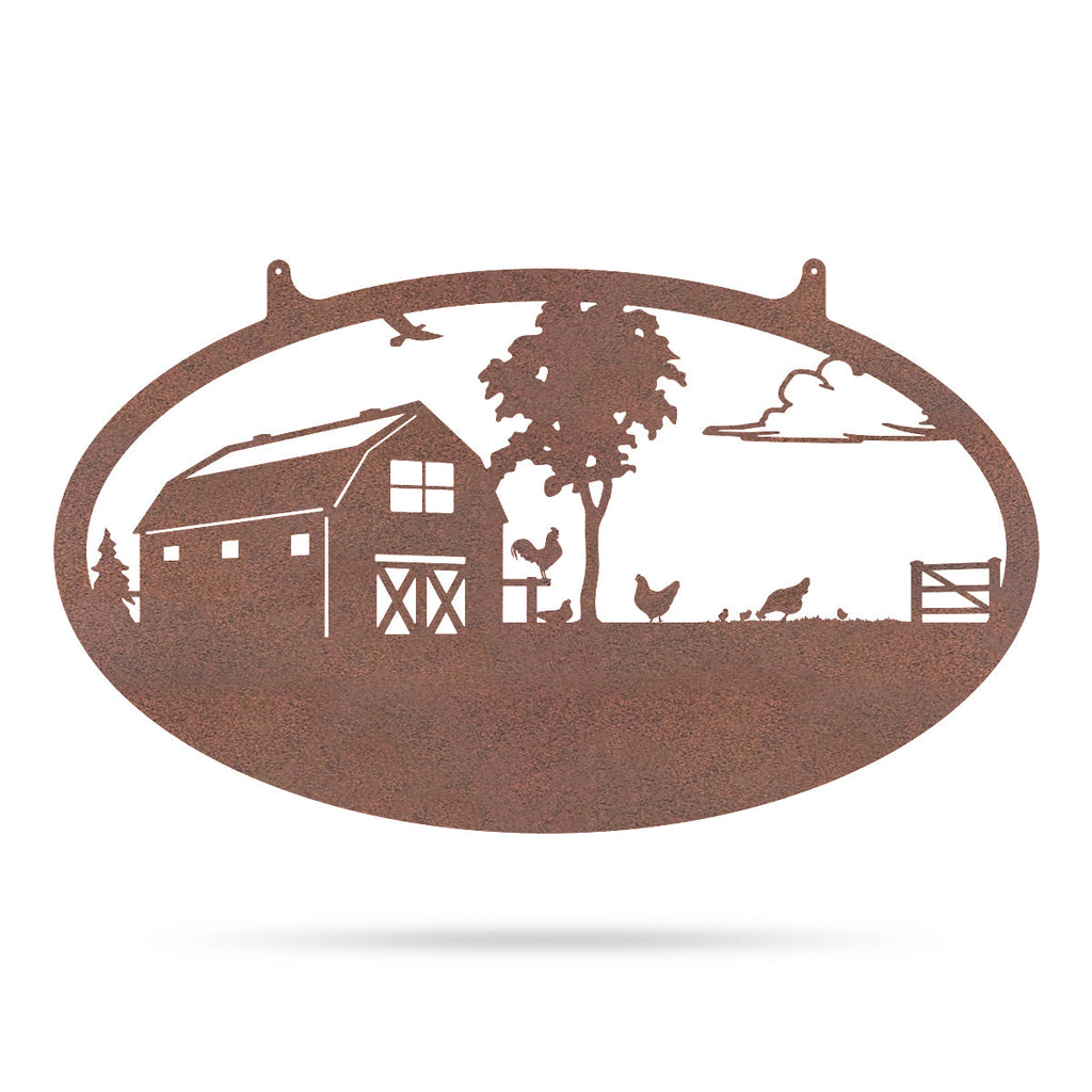 Metal Personalized Choose Your Farm Sign