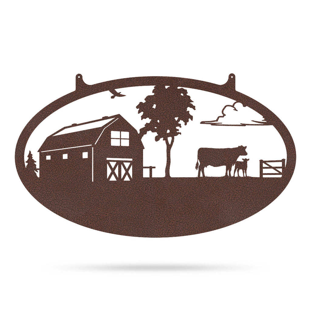 Metal Personalized Choose Your Farm Sign