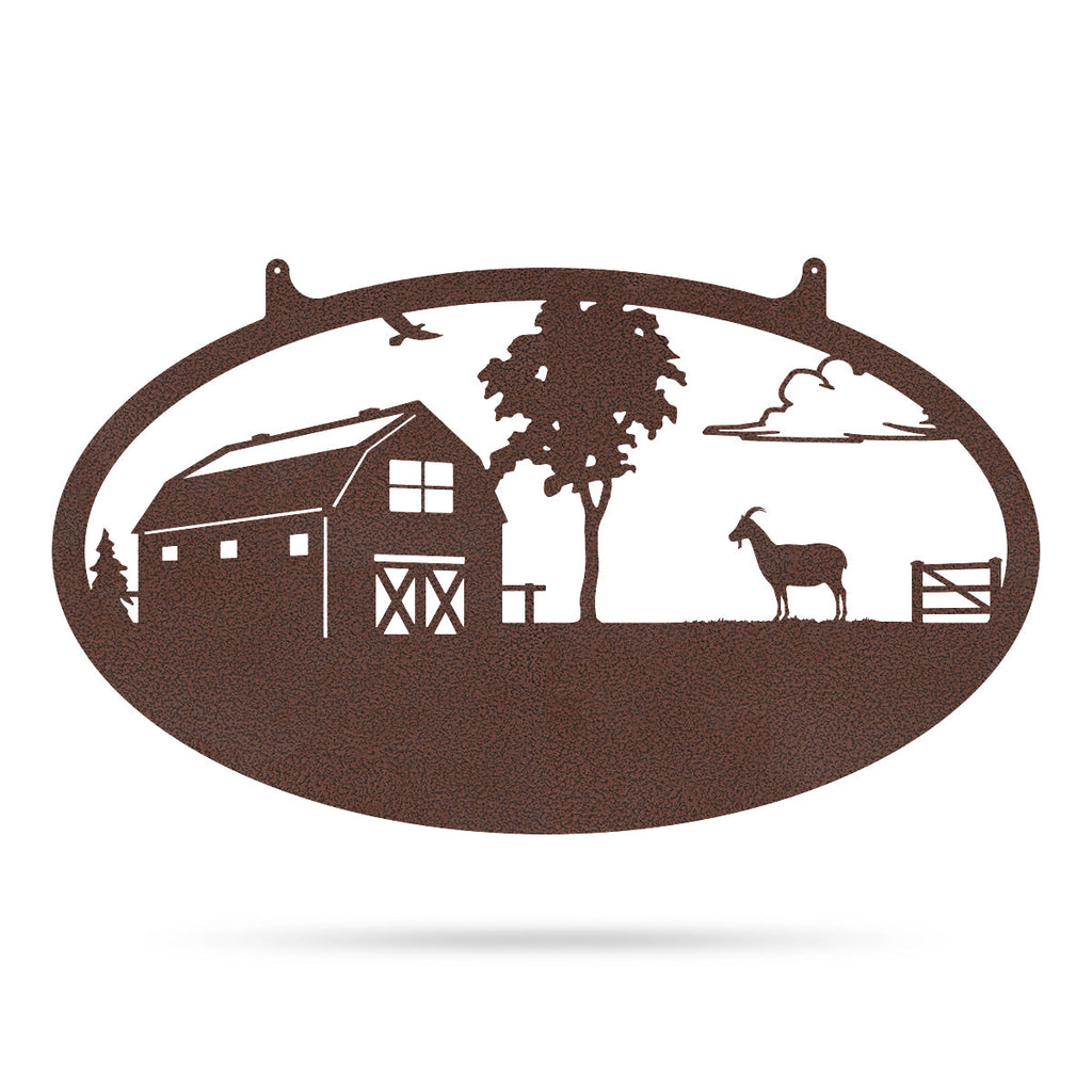 Metal Personalized Choose Your Farm Sign
