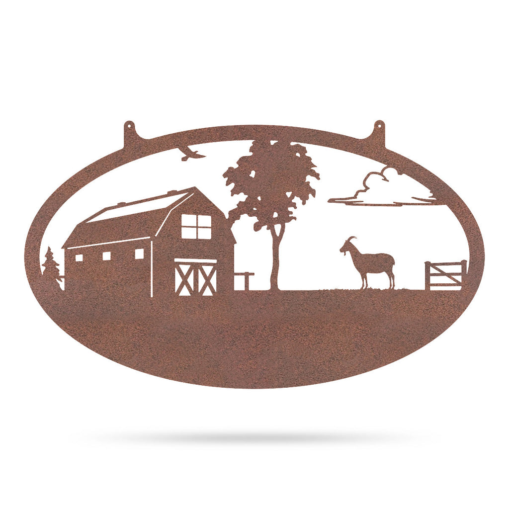 Metal Personalized Choose Your Farm Sign