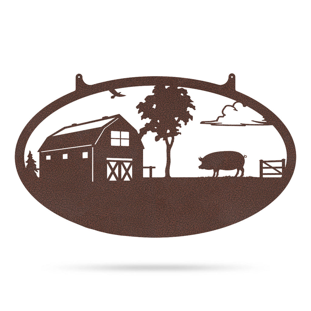 Metal Personalized Choose Your Farm Sign