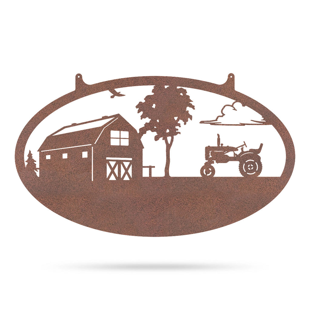 Metal Personalized Choose Your Farm Sign