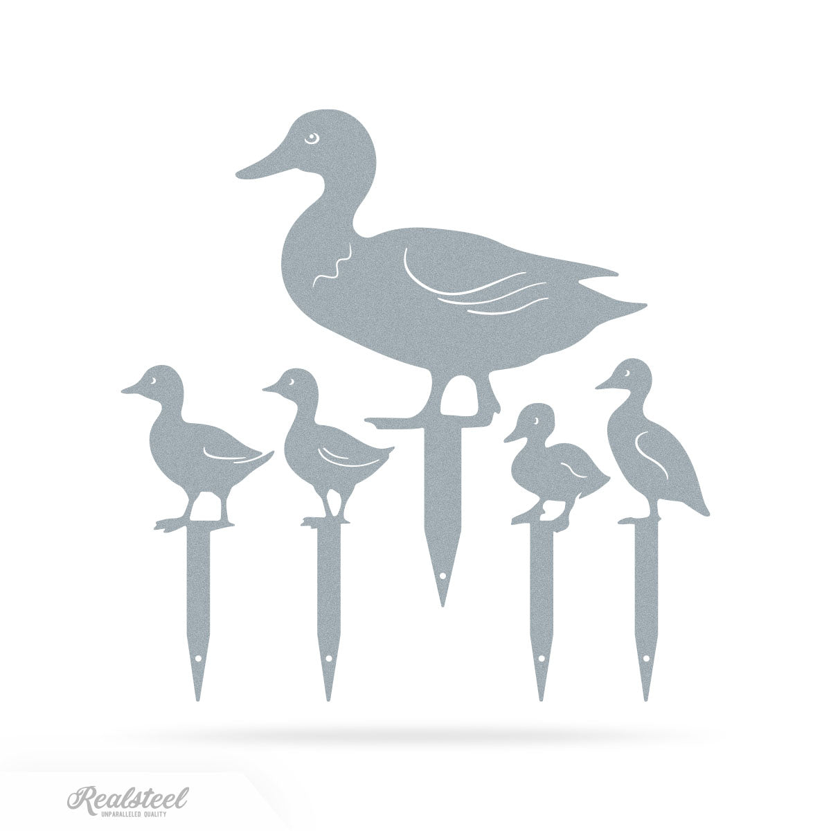 Garden Art - Duck Family Garden Stakes