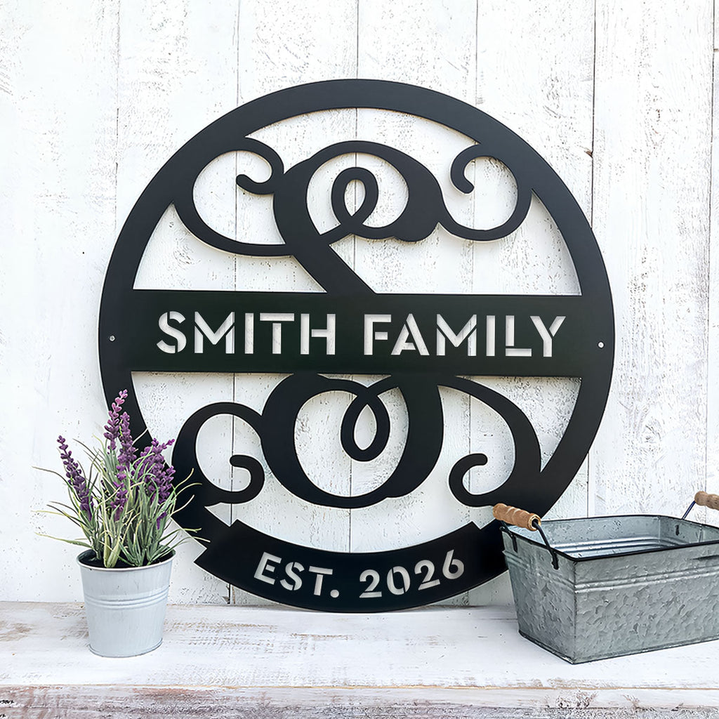Family Name Monogram