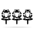 Garden Art - Frogs 3 Pack