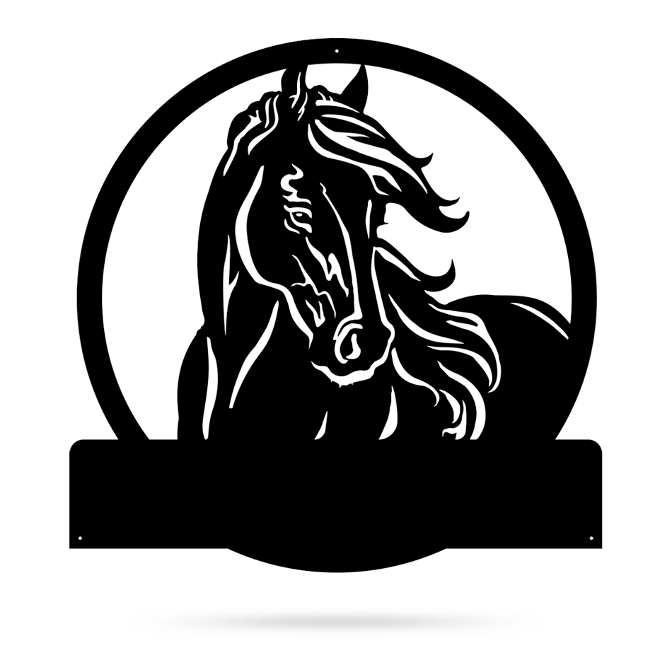 Personalized Horse Ranch Sign