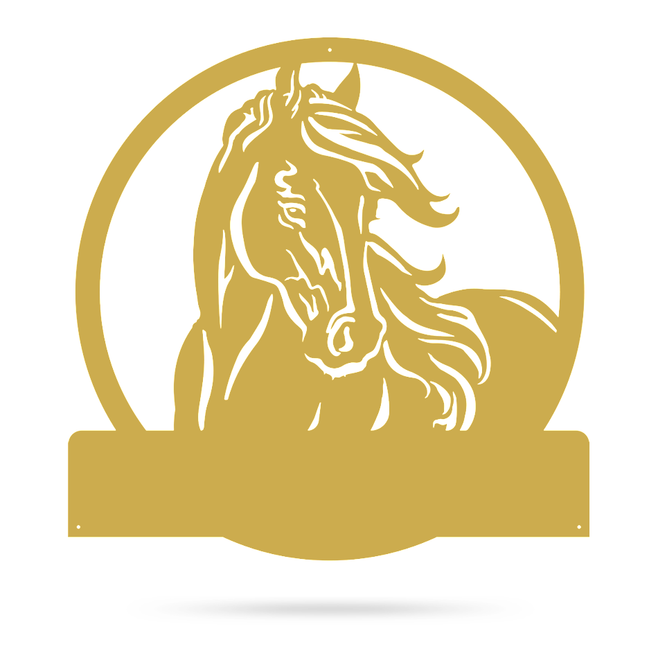 Personalized Horse Ranch Sign