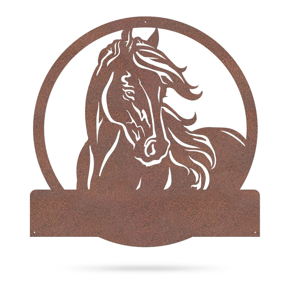 Personalized Horse Ranch Sign