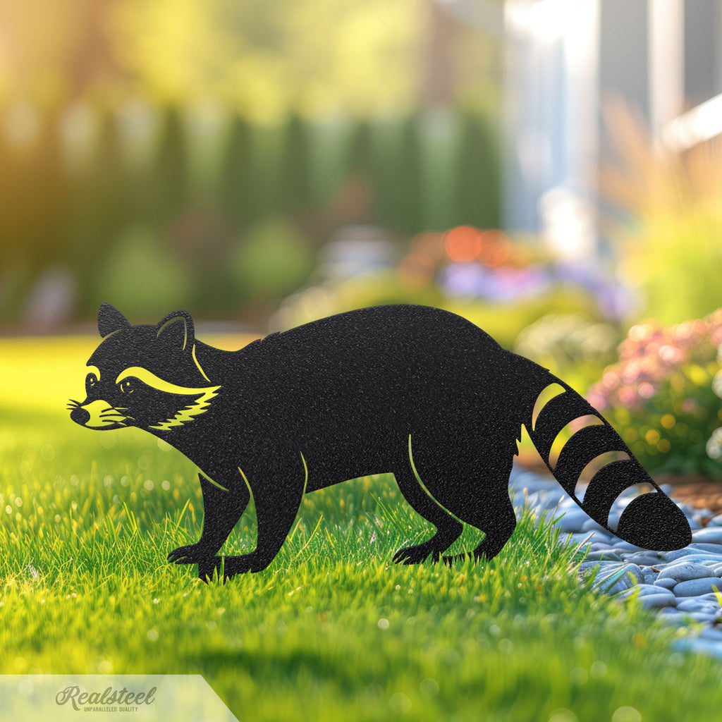 Garden Art - Raccoon Family 3 Pack