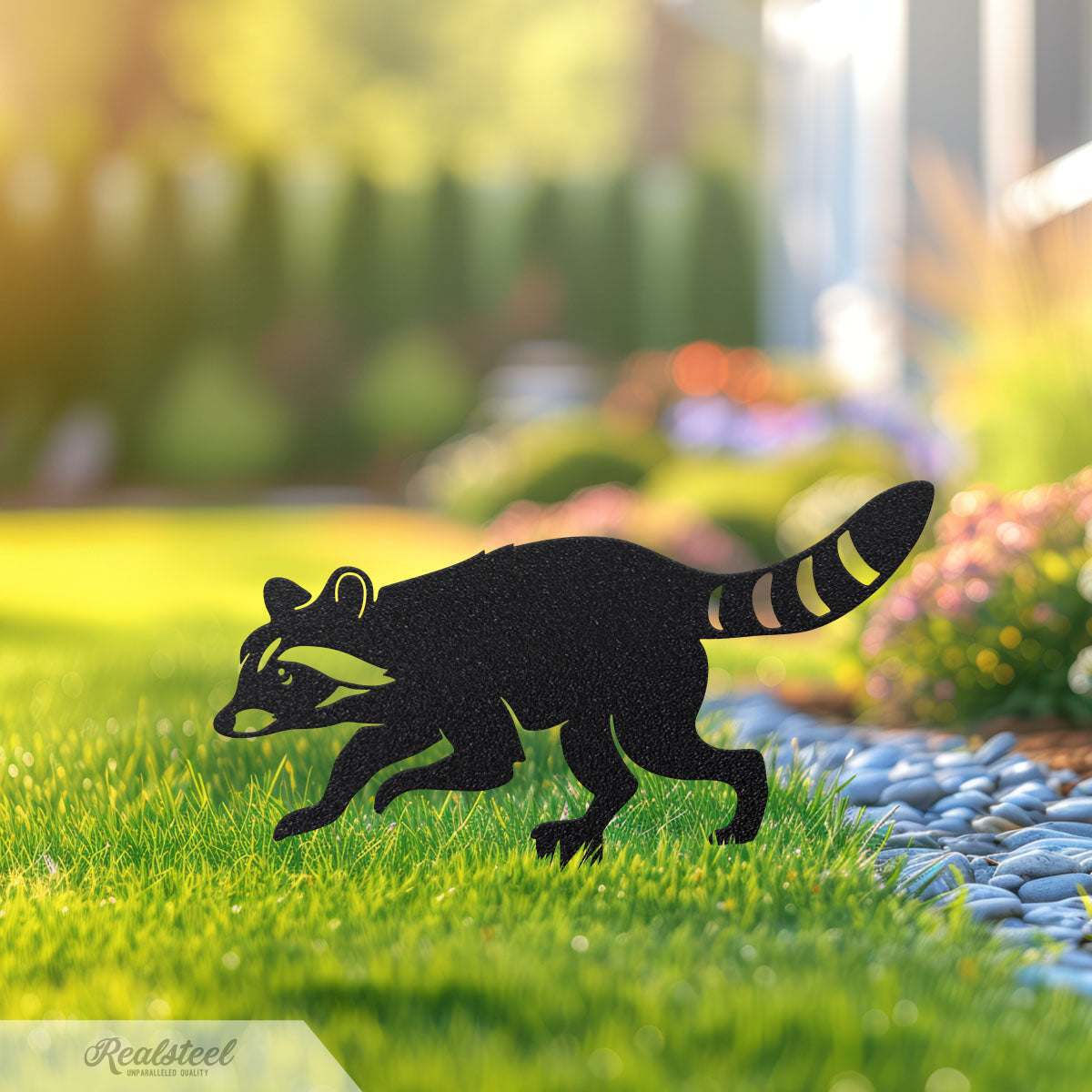 Garden Art - Raccoon Family 3 Pack