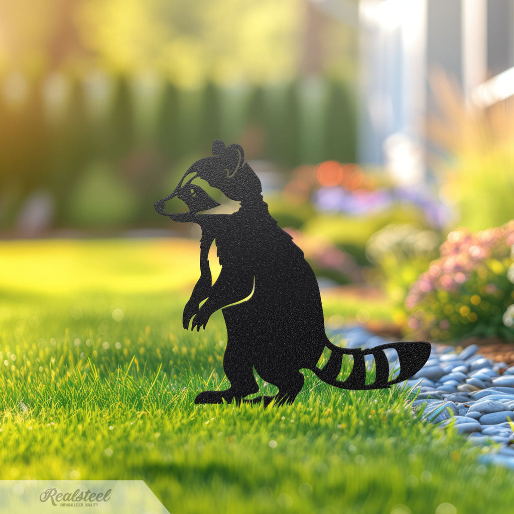 Garden Art - Raccoon Family 3 Pack