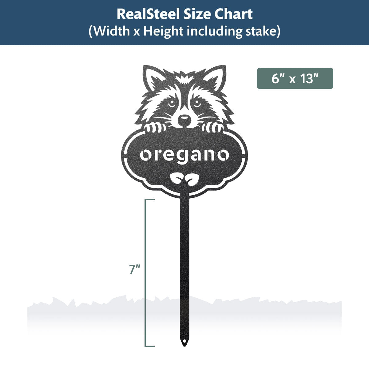 Rocky the Raccoon Seed & Plant Markers