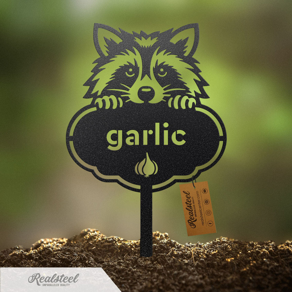 Rocky the Raccoon Seed & Plant Markers