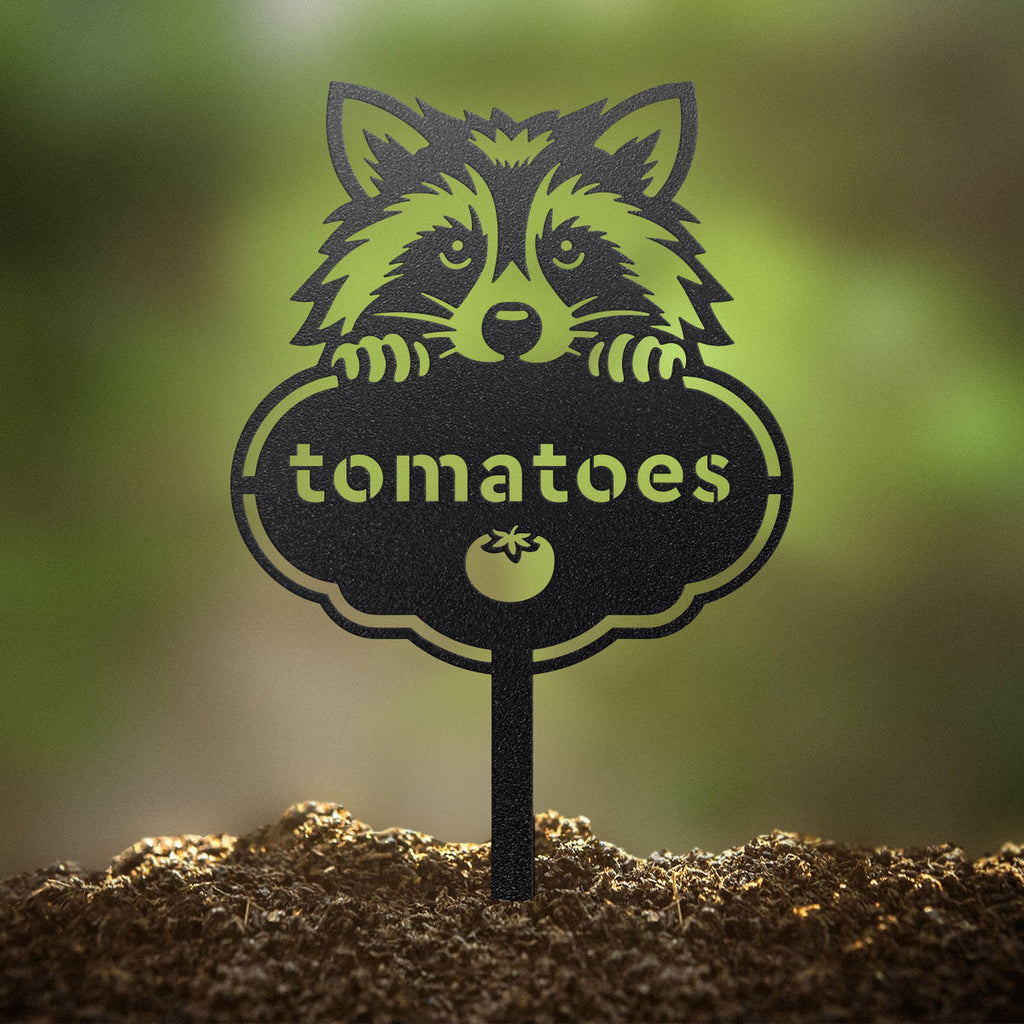 Rocky the Raccoon Seed & Plant Markers