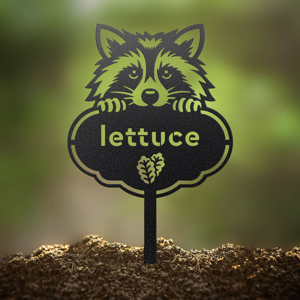 Rocky the Raccoon Seed & Plant Markers