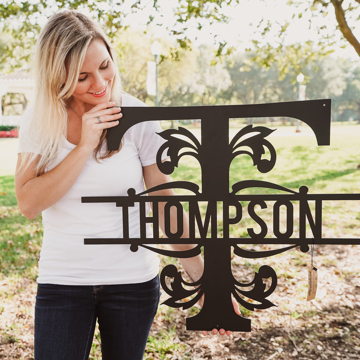 Split Letter Name Monogram