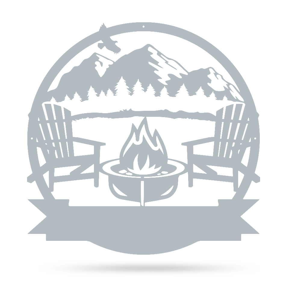 Personalized Campfire Monogram