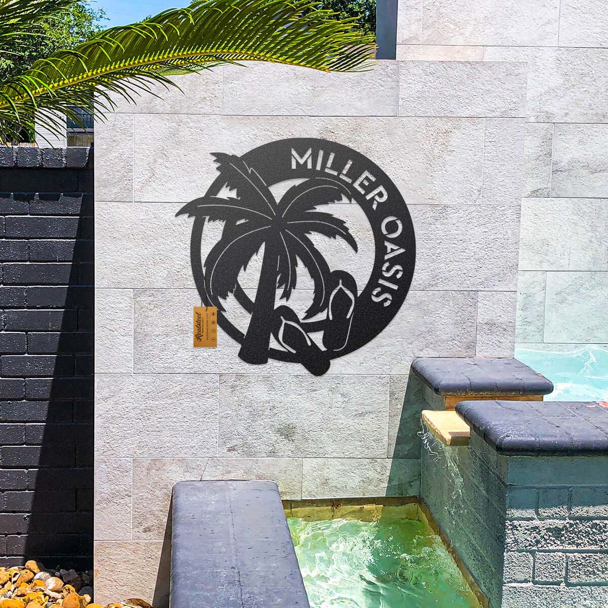 Tropical Oasis Monogram