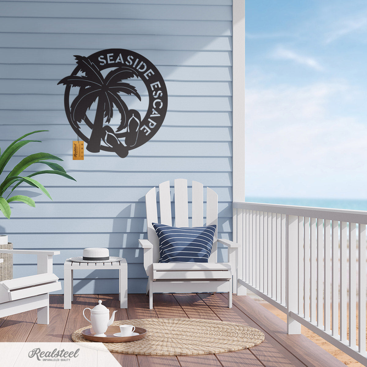 Tropical Oasis Monogram