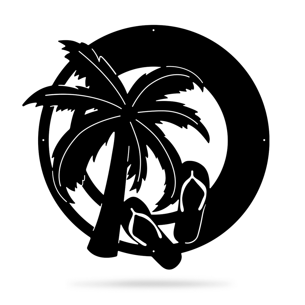 Tropical Oasis Monogram