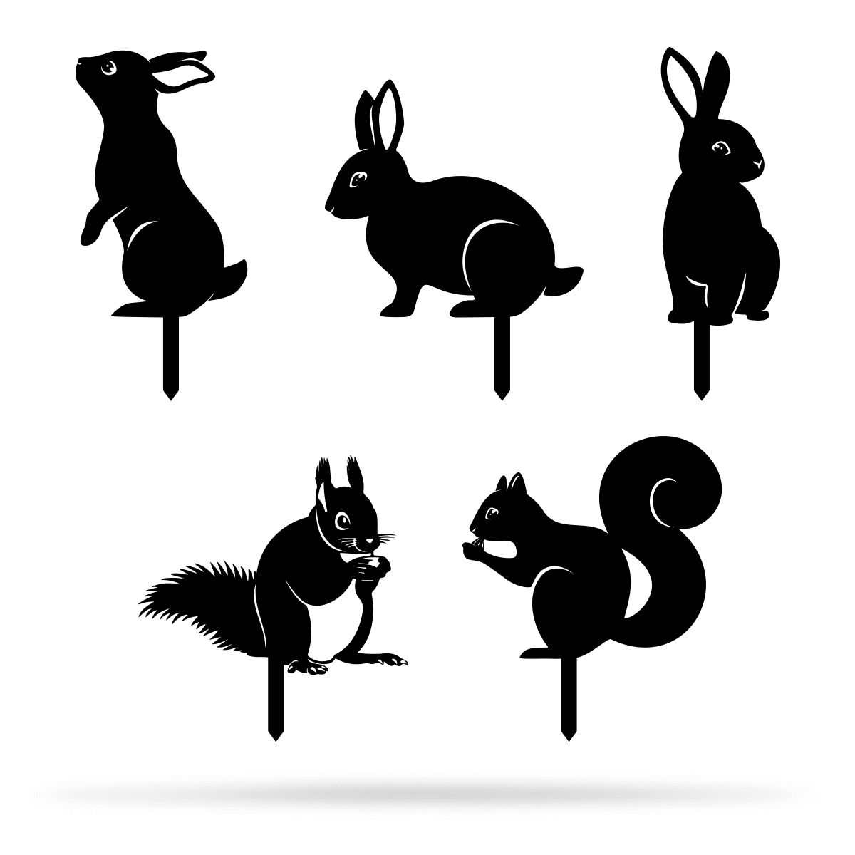 Garden Art - Animals 5 Pack