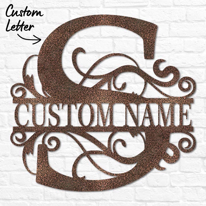 Split Letter Monogram